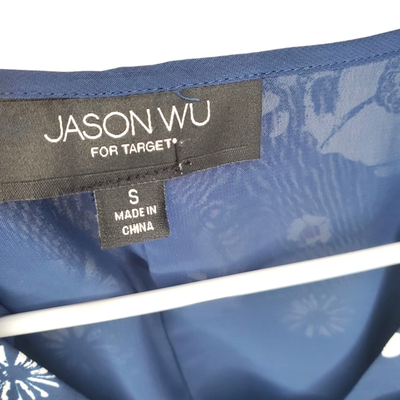 Jason Wu for Target Daisy Floral Navy Sleeveless Shift Above Knee Dress Sz S - Picture 9 of 12